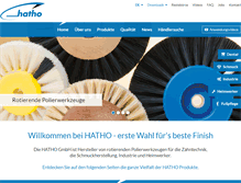 Tablet Screenshot of hatho.de